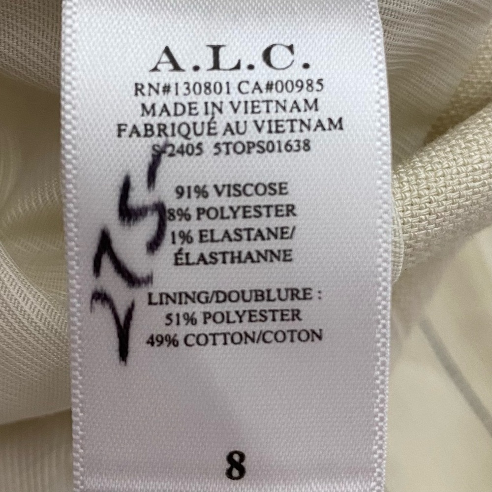 A.L.C. Woodson Pinstriped Halter Vest - Picture 8 of 9